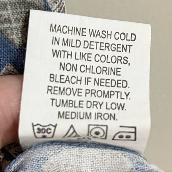 Columbia Blue and Gray Casual Button Down Shirt Short Sleeves Men’s size XXL - Picture 9 of 9